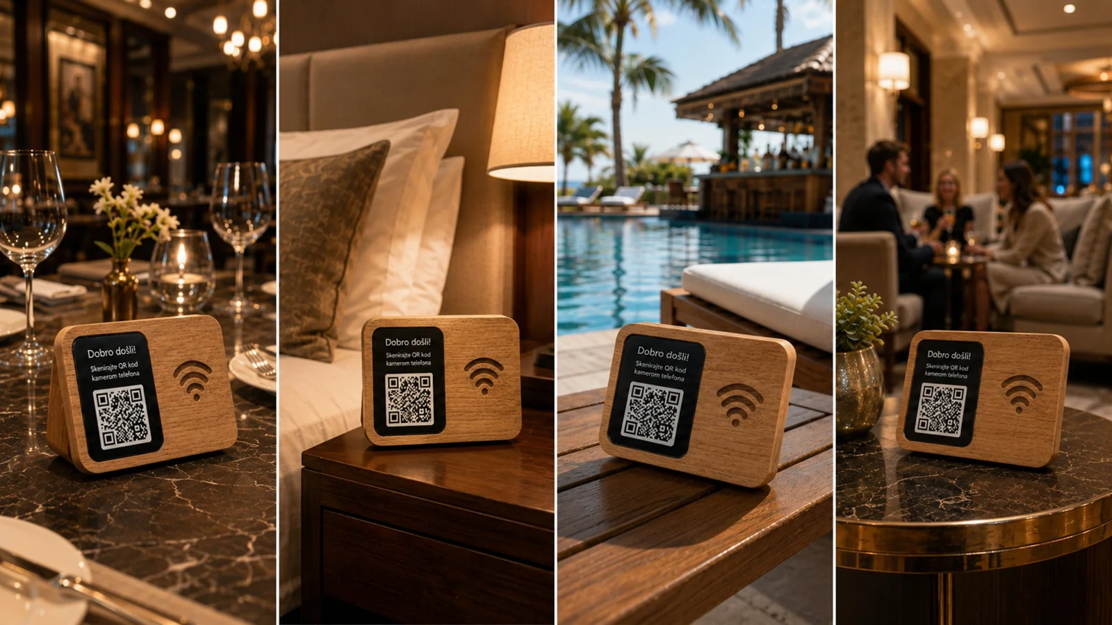Postojeći myWiFi QR stalci u ugostiteljskim prostorima