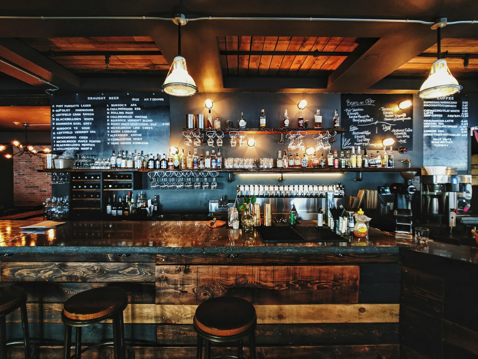 Warm, inviting restaurant interior from the existing myWiFi website